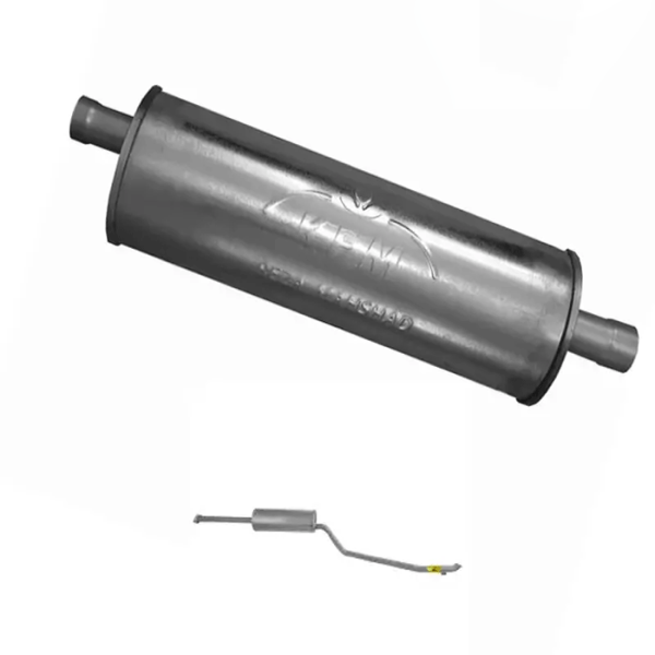 انبار عقب اگزوز نیسان کاربرات + لوله برند رضا مشهد (KEM)