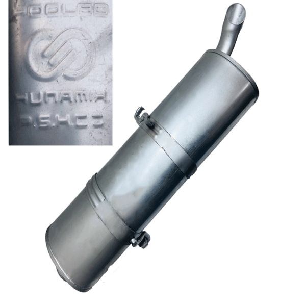 انبار عقب اگزوز پژو 206 برند پولاد هونامیک