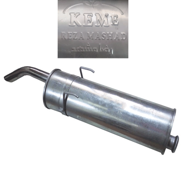 منبع اگزوز عقب پژو 405، پژو پارس و سمند برند KEME مدل سه گل