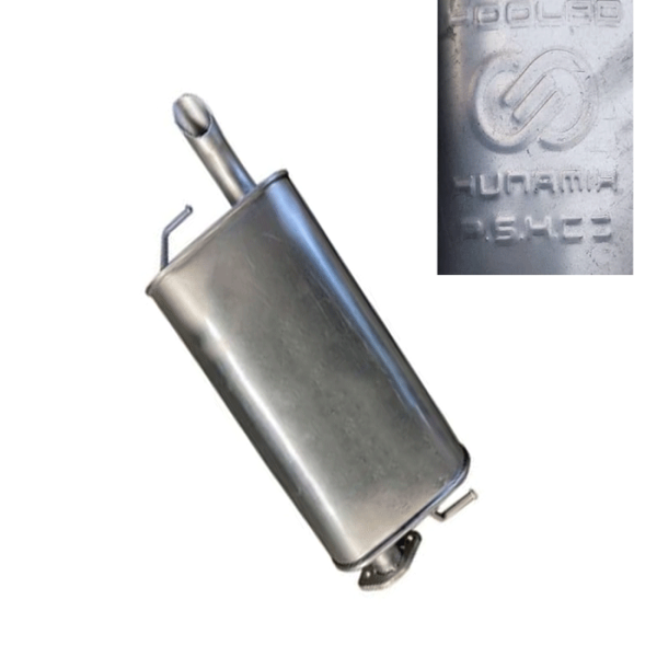 منبع عقب اگزوز تیبا هاچبک پولاد هونامیک