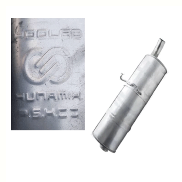 منبع میانی اگزوز پژو 206 SD برند پولاد هونامیک